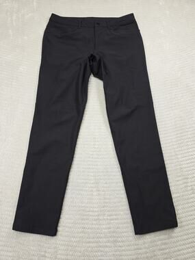 Lululemon Pants Mens 33 ABC Slim Fit Warpstreme 5 Pocket Pants Black